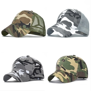 Camouflage Baseballkappe Set mit Mesh und Canvas Stilen für Outdoor Sonnenschutz