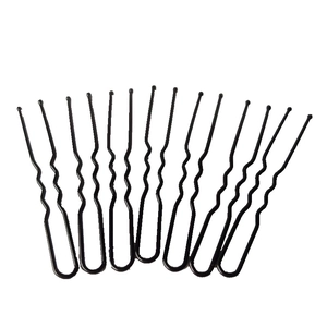 Épingles à Cheveux en Métal en Forme de U pour Femmes Barrettes Ondulées Peintes Accessoires Cheveux Mariage Élégants pour Usage Quotidien