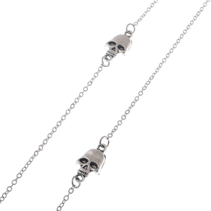 Skull Sunglasses Chain Gothic Retro Alloy Metal Non-slip Eyewear Holder Strap Neck Cord For Men Women Decorative