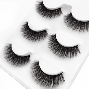 3D Mink False Eyelashes Thick Natural Simulation Handmade Cross Long Soft Eyelash Makeup Beauty Tools