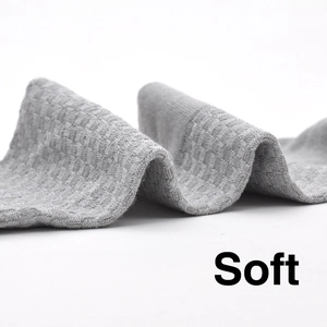 Bamboo fiber breathable socks in grey with a soft textured knit and comfortable design