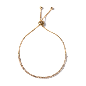 Rhinestone Tennis Bracelet Alloy Adjustable Sliding Clasp Elegant Jewelry For Women Fashion Accessory