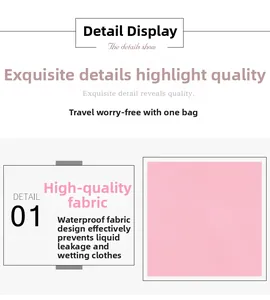 Close-up of pink twill fabric showing waterproof and leak-proof textile texture