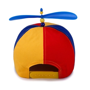 Cappellino con elica colorato per bambini con chiusura snapback regolabile vista retro