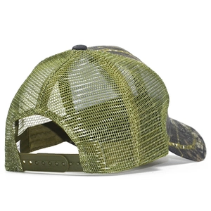 Casquette trucker camouflage jungle avec filet respirant vert et fermeture snapback réglable