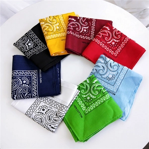 Paisley Bandana 100% Cotton Square Scarf Neckerchief Headwrap Headband Hair Accessory Fashion Vintage For Men Women