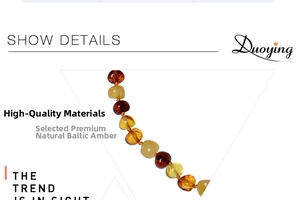 Macro detail of multicolored raw Baltic amber beads in yellow, gold and dark brown tones