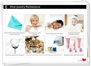 Comprehensive maintenance guide for S925 sterling silver heart pendant necklace detail
