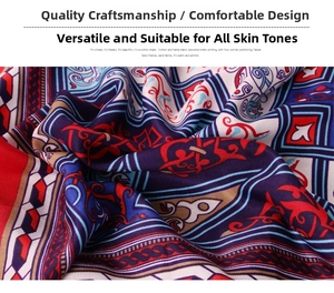 Detail of bohemian cotton linen shawl showing intricate totem prints and tassel edges