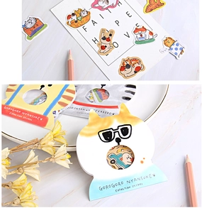Kreatives Cartoon-Katzen-Aufkleber-Set für DIY-Journaling und Planer-Dekoration