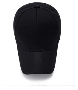 Close-up of black baseball cap with VIBRATE white ribbon branding on the brim