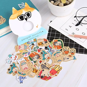 Set di adesivi per gatti Gorogoro Nyansuke per scrapbooking e decorazioni creative