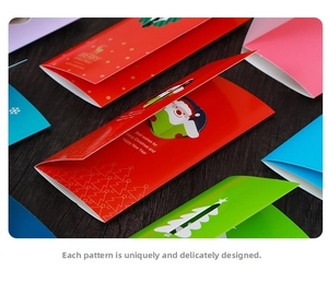 Detail view of 3D wing heart Christmas cards with intricate hollow-out holiday designs
