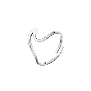 Close-up of minimalist silver dolphin pendant with smooth metallic finish and elegant curves