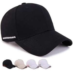 Baseball Cap Acrylic Curved Brim Side Letter Embroidery Adjustable Metal Buckle Breathable Outdoor Streetwear Men Women