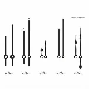 Agujas De Reloj De Aluminio Hora Minuto Movimiento De Cuarzo Reemplazo DIY Accesorios De Reloj Múltiples Estilos