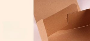 Step 2 detailed assembly showing the card slot connection of the kraft gift box