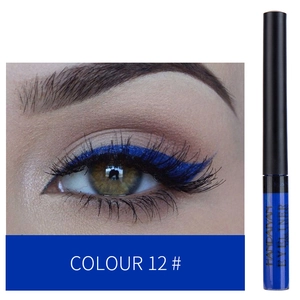 HANDAIYAN blue liquid eyeliner pen long lasting waterproof eye makeup detail view