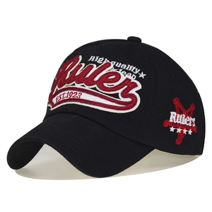 Baseball Cap Pure Cotton Twill 3D Stereo Letter Embroidery Ruler EST 1923 Vintage Retro Outdoor Sun Hat Adjustable For Men Women