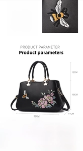 Tabella delle taglie per borsa minimalista in pelle PU con dimensioni 27x11x19 cm