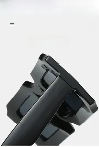 Close-up of square sunglasses frame showing high-gloss texture and flexible material
