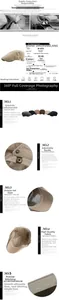 Close-up of the adjustable metal buckle and breathable sweatband on a cotton beret hat