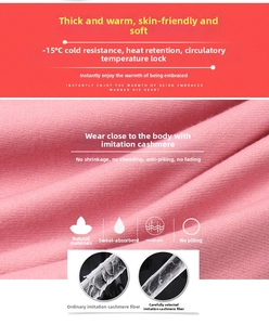 Detail of soft pink cashmere-like fabric showing thickened thermal fiber texture