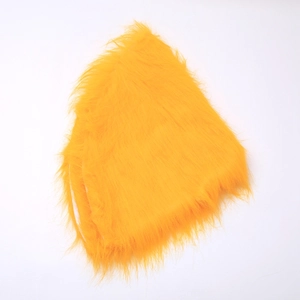 Plush 78cm gold Christmas tree skirt made of high-quality faux fur decorations