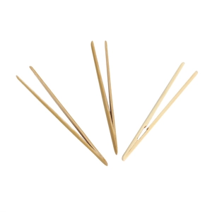 Set of 3 bamboo tea tweezers and cup tongs for Kung Fu tea ceremony set
