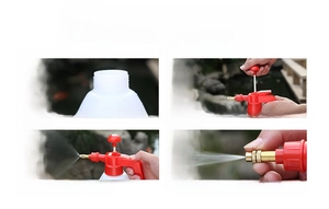Detailed guide for pressure sprayer with mist and high-pressure water column modes