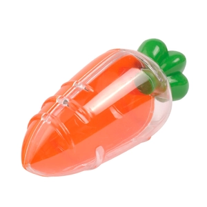 Creative carrot-shaped orange plastic candy gift boxes for Easter party favors