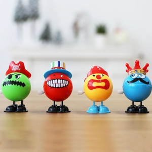 Halloween Christmas Wind Up Toy Clockwork Jumping Walking Pumpkin Skeleton Witch Pirate Santa Clown Kids Party Favors