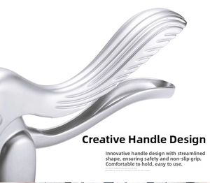 Ergonomic squirrel nutcracker handle made of durable material for comfortable non-slip grip