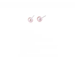Detail specifications of 925 sterling silver natural pearl stud earrings in various colors