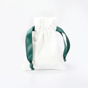 Velvet Jewelry Pouches Silver Polishing Cloth Silicone Ring Stoppers For Bead Bracelet Packaging And Maintenance