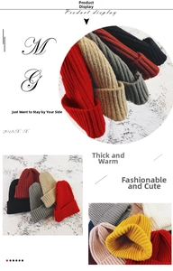 Detailed view of rib-knit texture and varied color options for classic winter beanies