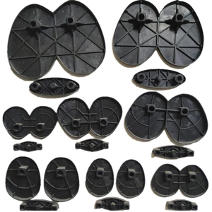 Christmas Doll Feet Base Plate Plastic Support Accessories For Craft Decoration Component Telescopic Leg Part
