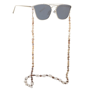 Natural Shell Handmade Woven Glasses Chain Non-slip Eyewear Lanyard Holder For Sunglasses Bohemian Beach Conch Decorative