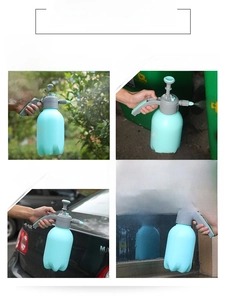 2L pressure sprayer for gardening, car washing, disinfection, and home cleaning scenes