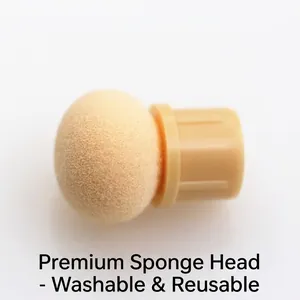 Waschbarer Premium-Schwammkopf für Ombre-Nagelkunst und Verlaufs-Make-up-Anwendung