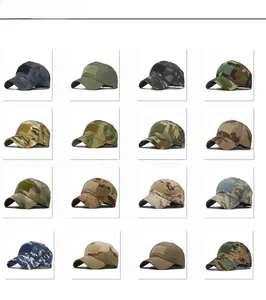 Aperçu des couleurs des casquettes de baseball tactiques avec velcro en 16 styles