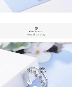 Detailed macro shot of S925 sterling silver ring showing the internal hallmark and sparkling zircon