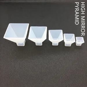 Silicone Pyramid Mold High Mirror DIY Resin Epoxy Casting Jewelry Making Aromatherapy Stone Candle Cake Decoration Tool
