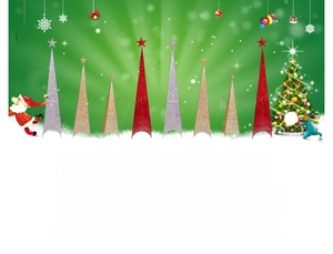 Sapins de Noël pyramidaux en fer forgé or argent et rouge avec cime étoilée