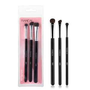 Professional Eyeshadow Brushes With Pony Hair And Wood Handle Portable Eye Makeup Tools For Blending Shading Smudging