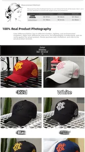 Größentabelle für Winter-Baseballcaps mit Kopfumfang-Maßen von 53 bis 61 cm