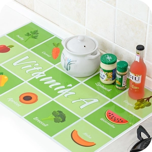 Adesivo murale cucina autoadesivo anti-olio con motivi di frutta sulle piastrelle