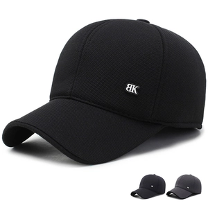 Winter Baseball Cap Mit Ohrenklappen Winddicht Warm Verdickter Stoff Für Herren Outdoor Verstellbare Metallschnalle Sportlich