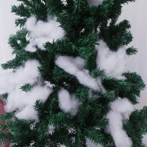 Artificial Snow Fake Snow Cotton White Synthetic Fiber For Christmas Tree Decoration Holiday Scene Display DIY Crafts