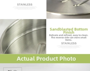 Macro detail of stainless steel soap dish with brushed finish and drainage system